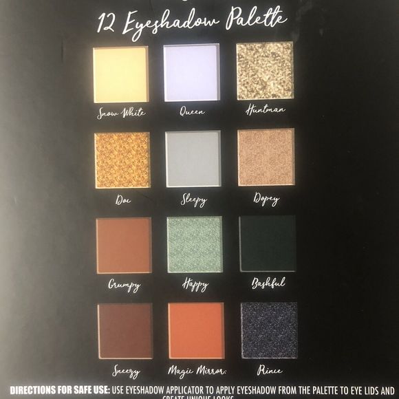 Taste Beauty Disney Snow White & Seven Dwarfs Eyeshadow Palette - Picture 3 of 6